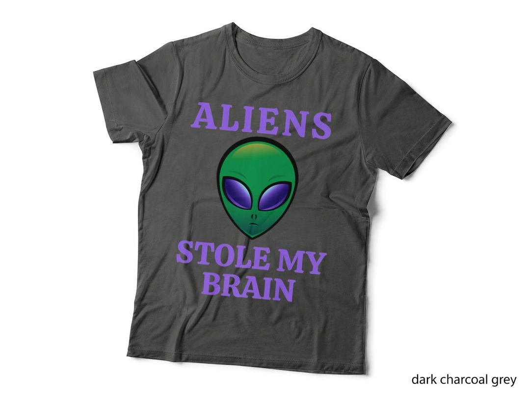 Aliens Stole My Brain Funny Gift T-Shirt