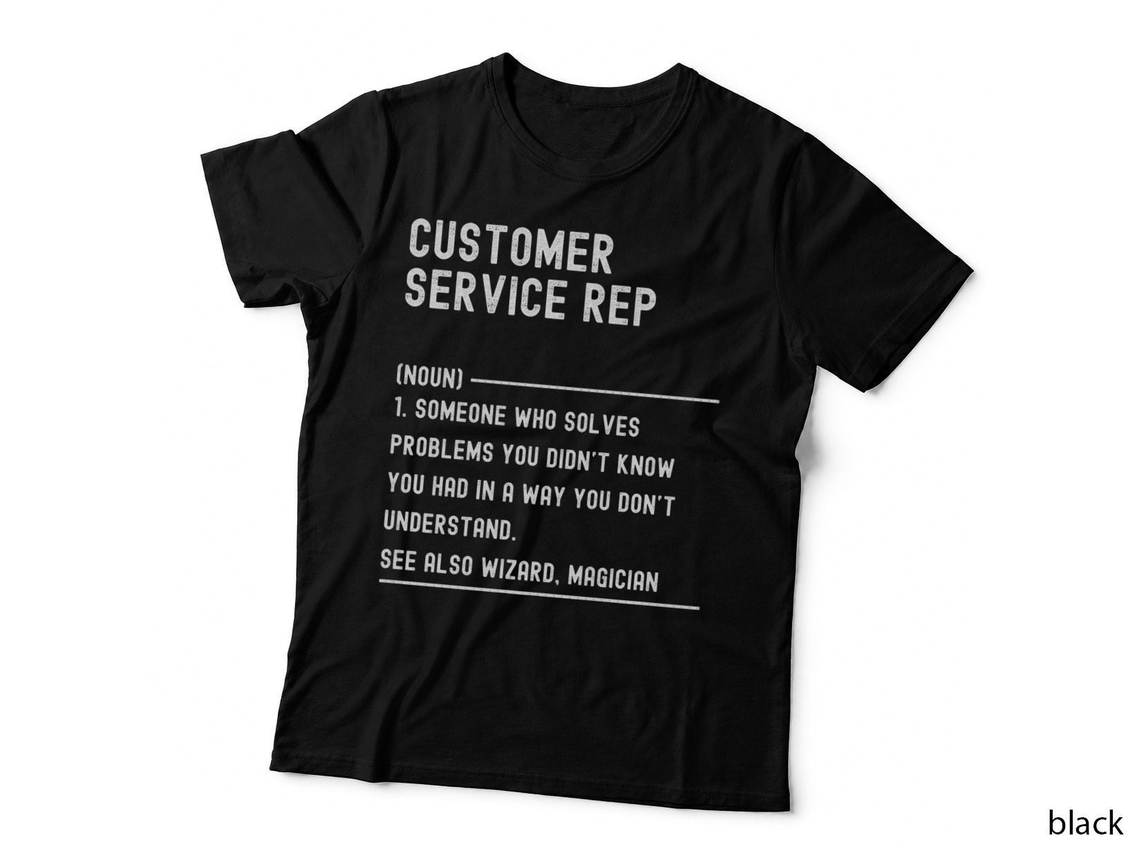 Customer Service Rep Definition Shirts Funny Job Title, Funny T-Shirt