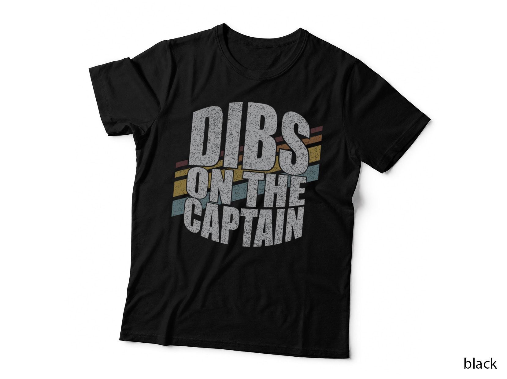 Dibs on the Captain Funny Boating Boat Lover Vintage T-Shirt