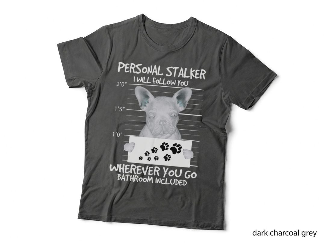 French Bulldog Mugshot T-Shirt, Funny Sarcasm, Pet Lover Apparel