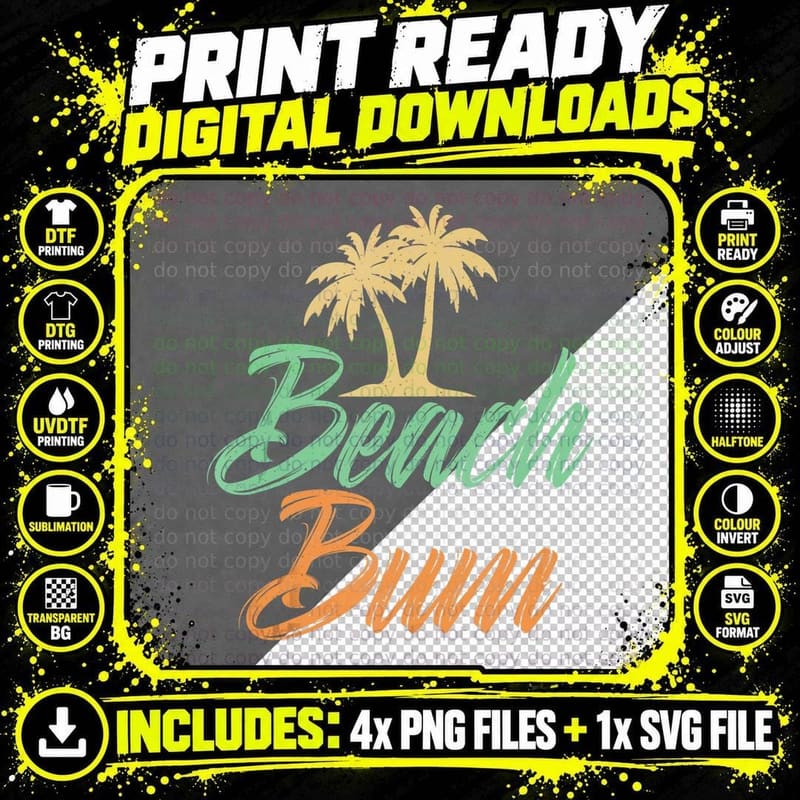 Funny Beach Bum Tshirts Cruise Boat Vacation Getaway Png SVG Digital Bundle