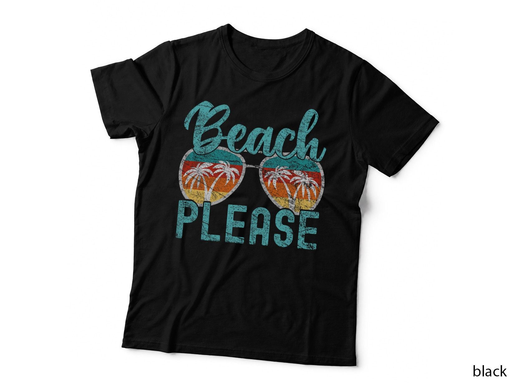 Funny Beach Please Summer Vacay Vibes Beach Vacation T-Shirt