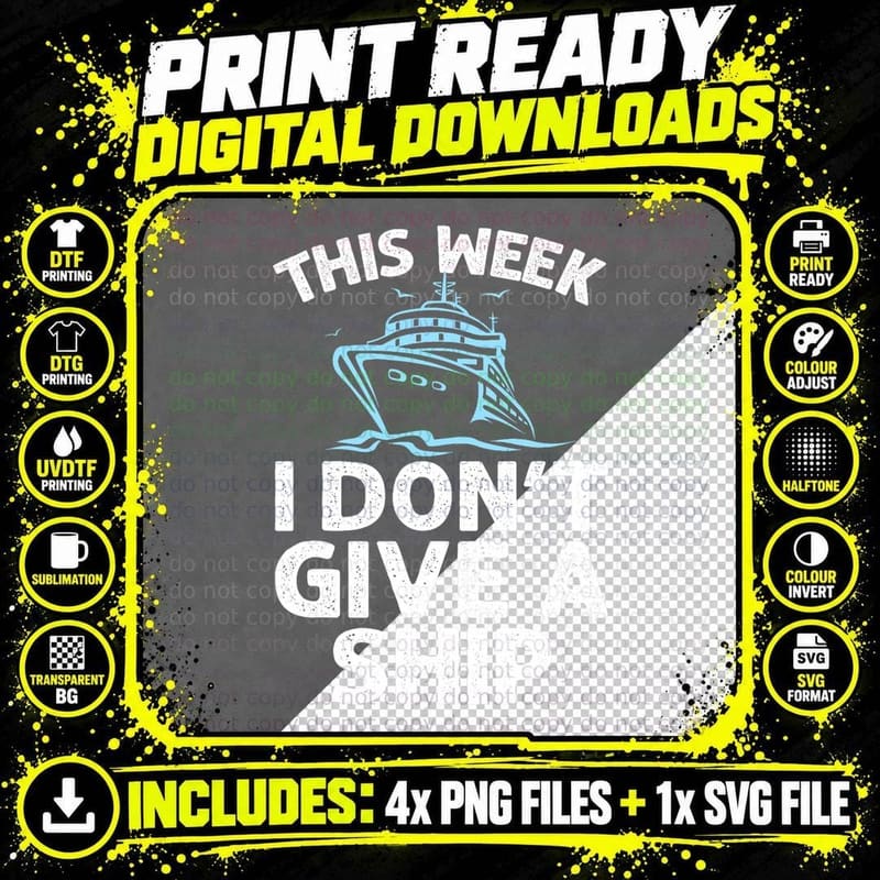 Funny Cruise Design for Men Women Cruise Ship Cruising Png SVG Digital Bundle