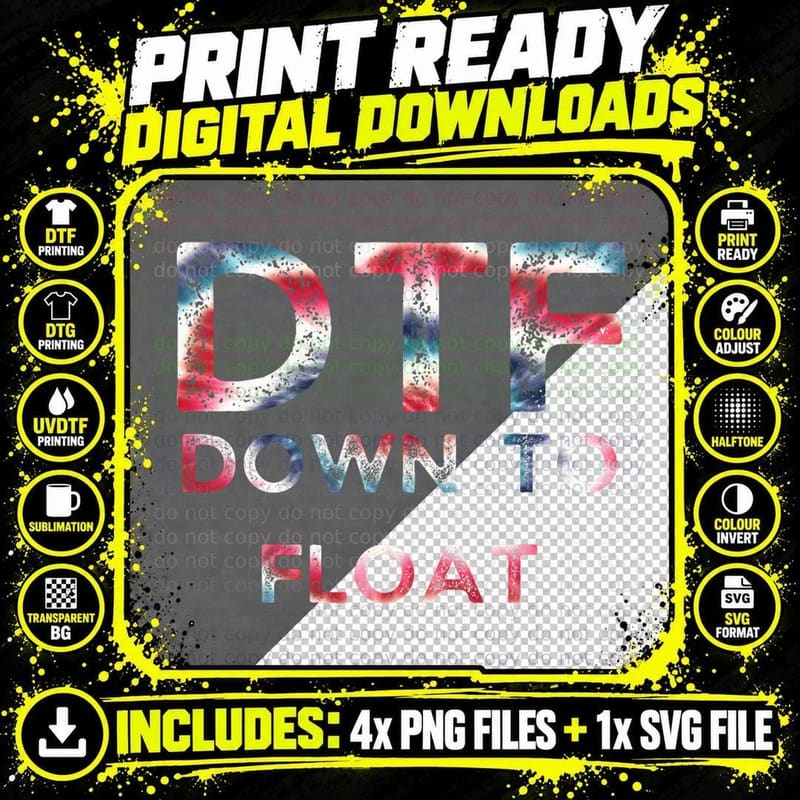 Funny DTF River Tubing Down to Float Summer Float Trip Png SVG Digital Bundle
