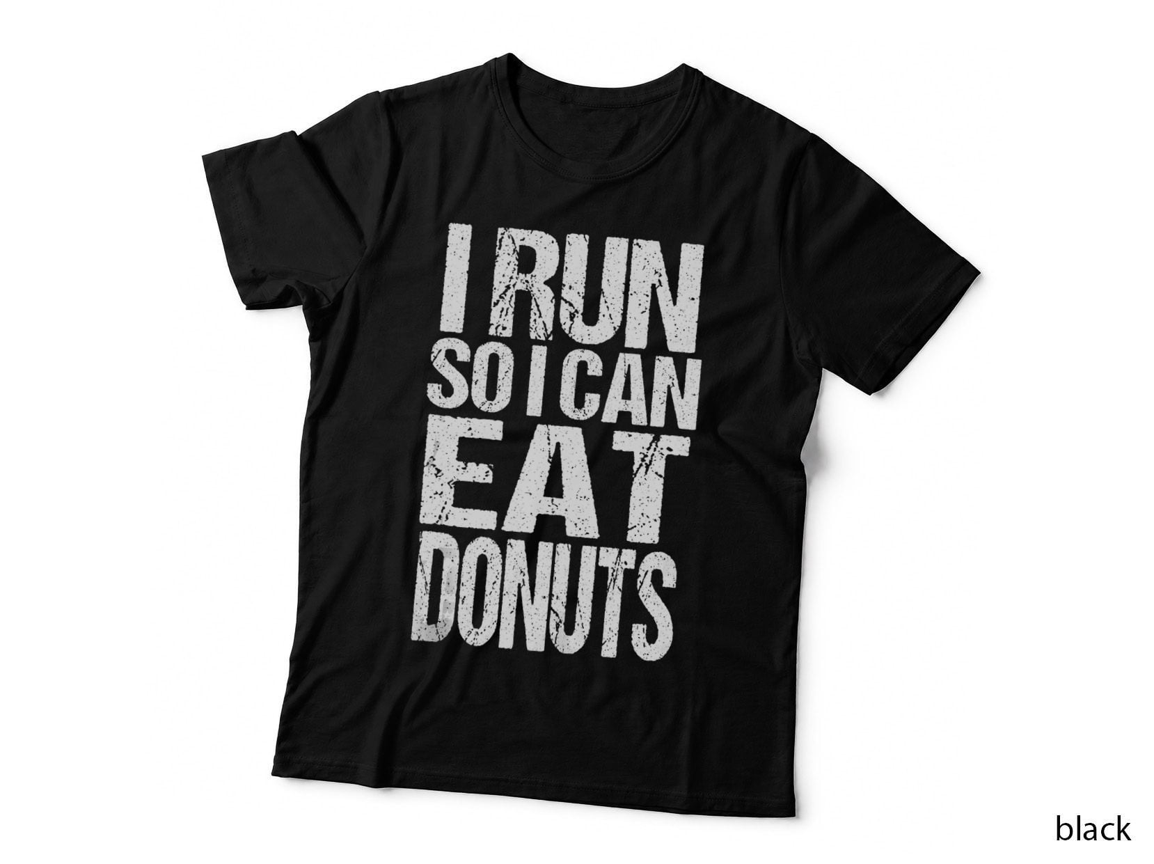 Funny Donut Running Work-Out Marathon Sport Fitness Outfit, Funny Runner T-Shirt