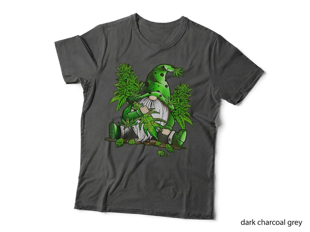 Funny Gnome Pot Leaf 420 Marijuana Weed St Patrick's Day, Irish Pride T-Shirt