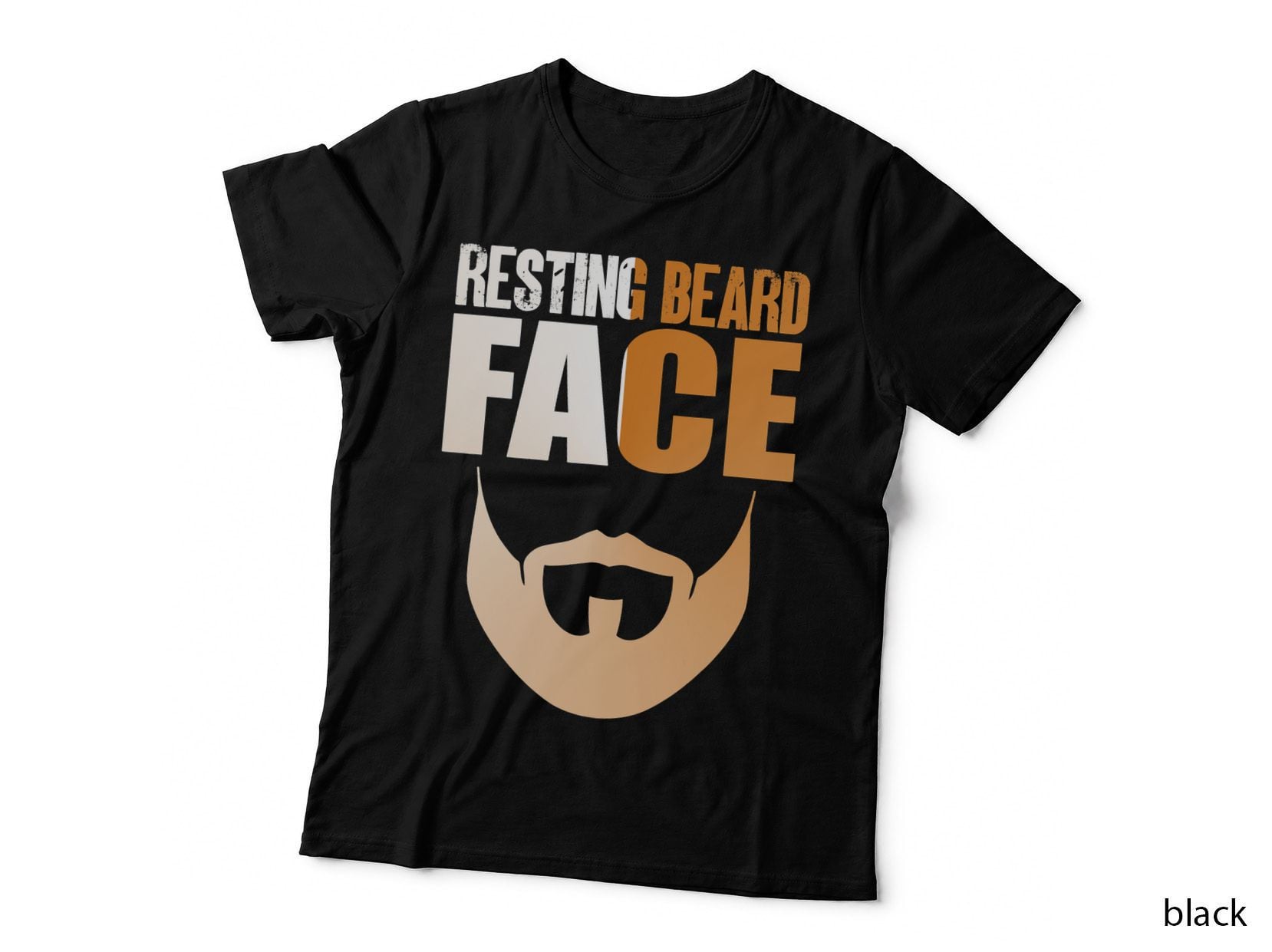 Funny Resting Beard Face for Bearded Men Funny Quote Designs T-Shirt