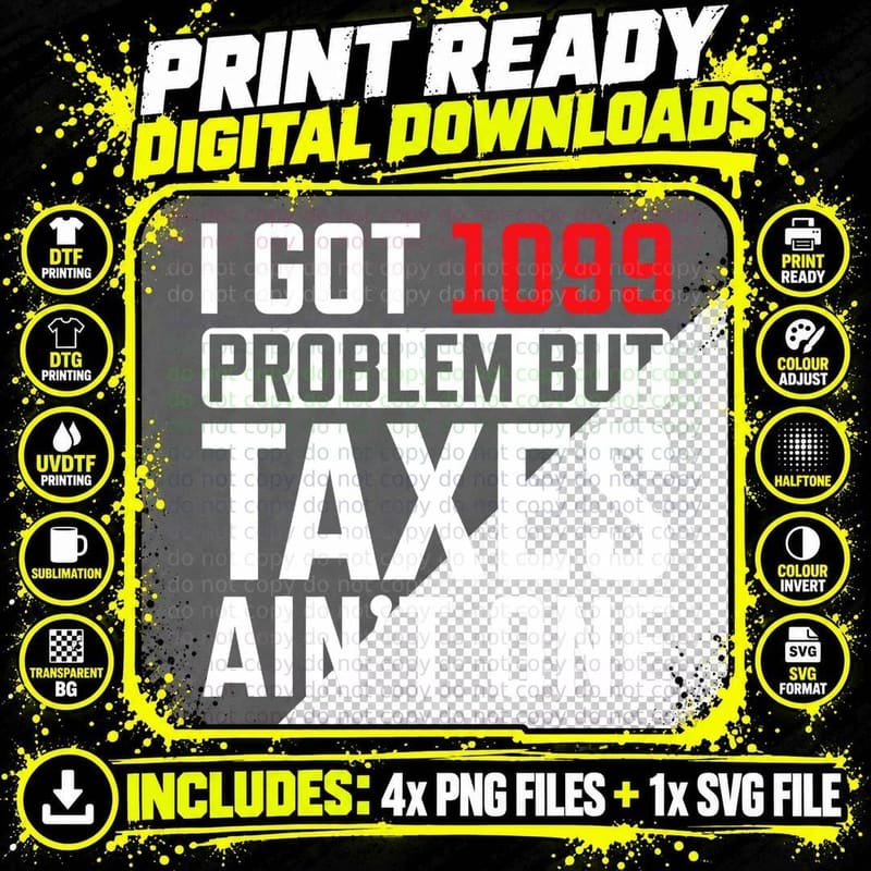 Funny Tax Season CPA Accountant Tax Bookkeeper Outfit Png SVG Digital Bundle
