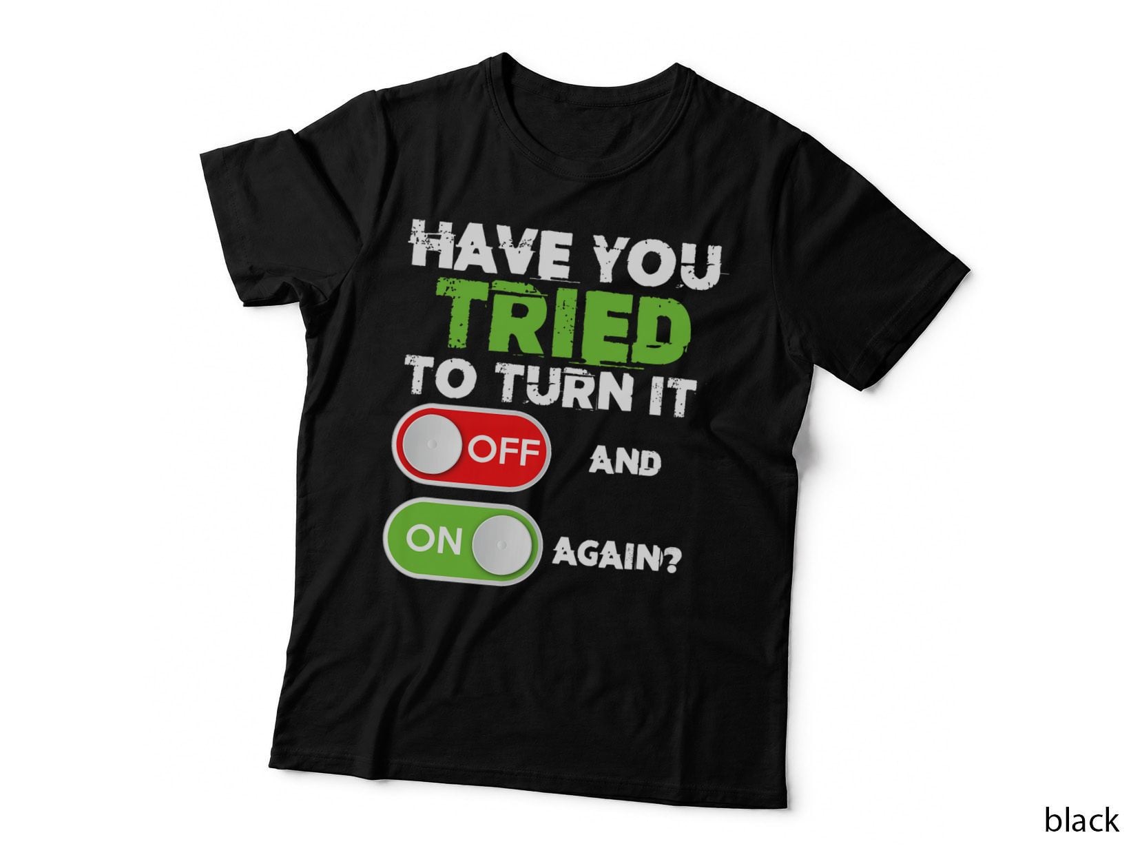 Funny Tech Support Customer Service Programmer Nerd Techie T-Shirt