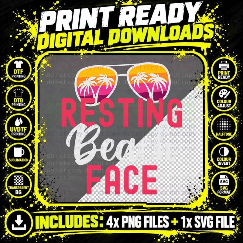 Funny Vacation Girls Trip Girls Weekend Resting Beach Png SVG Digital Bundle