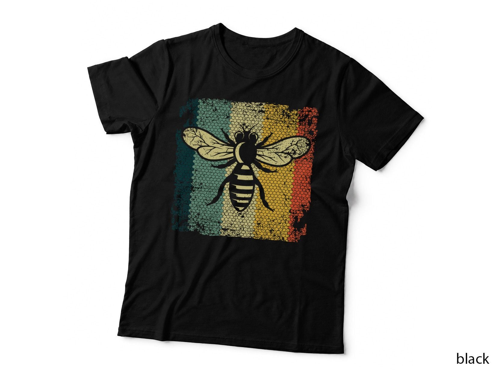 Funny Vintage Bee Designs for Men Women Honey Beekeeping Bee T-Shirt