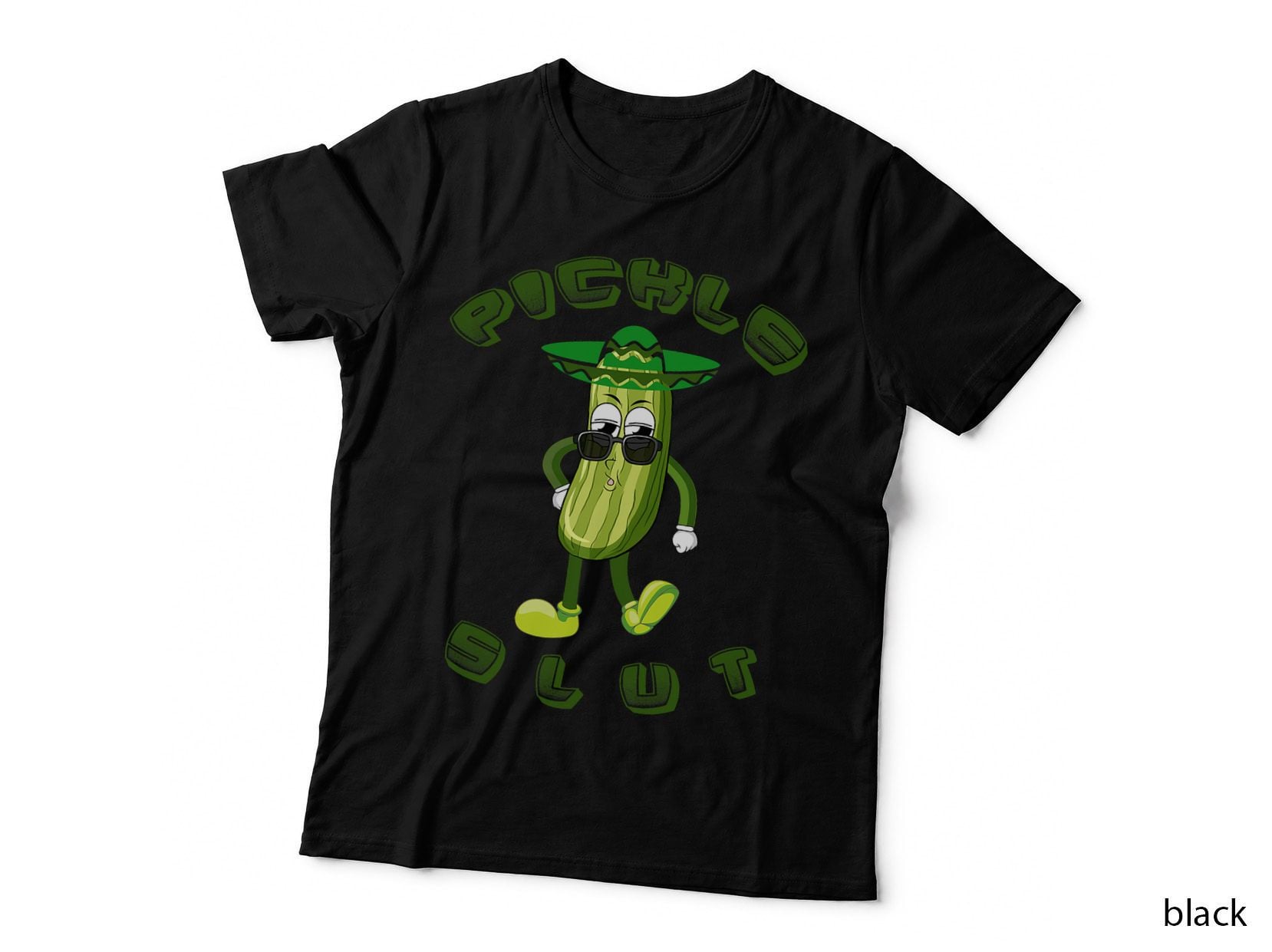 Funny Vintage Pickle Slut Women Love Canned Jar Girl Humor T-Shirt