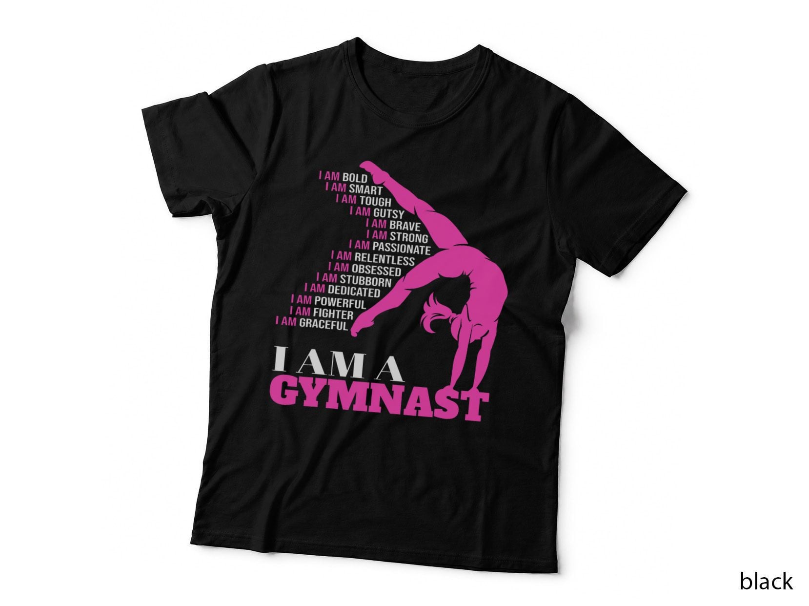 I Am a Gymnast Funny Handstand Gymnastics Gift Women Girls T-Shirt