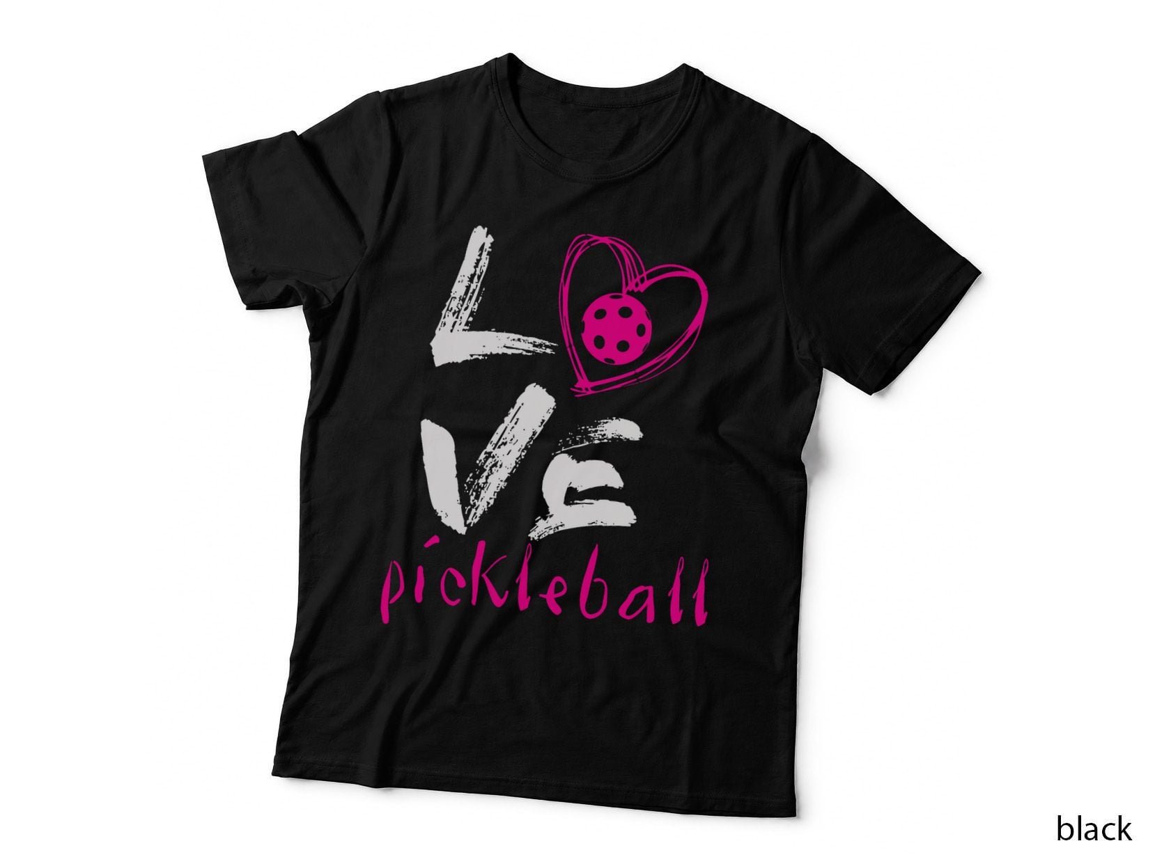 I Love Pickleball T-Shirt Funny Pickle Ball Tee for Player T-Shirt