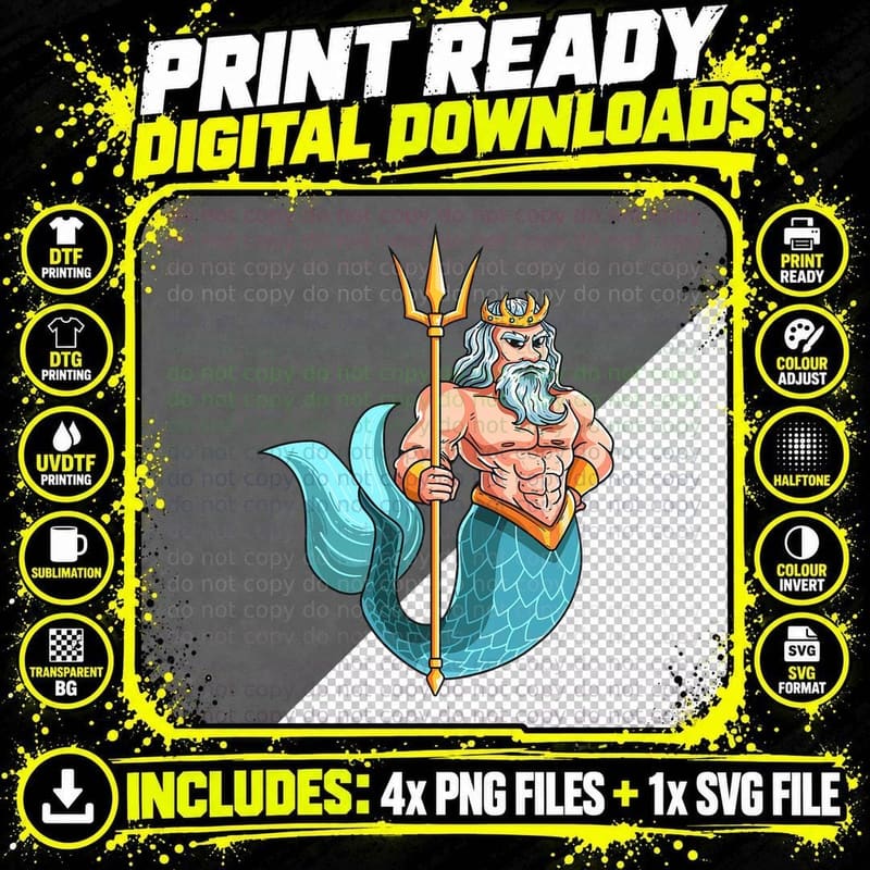 Mermaid Security Shirt Funny Merman Swimming Gift Tee Png SVG Digital Bundle