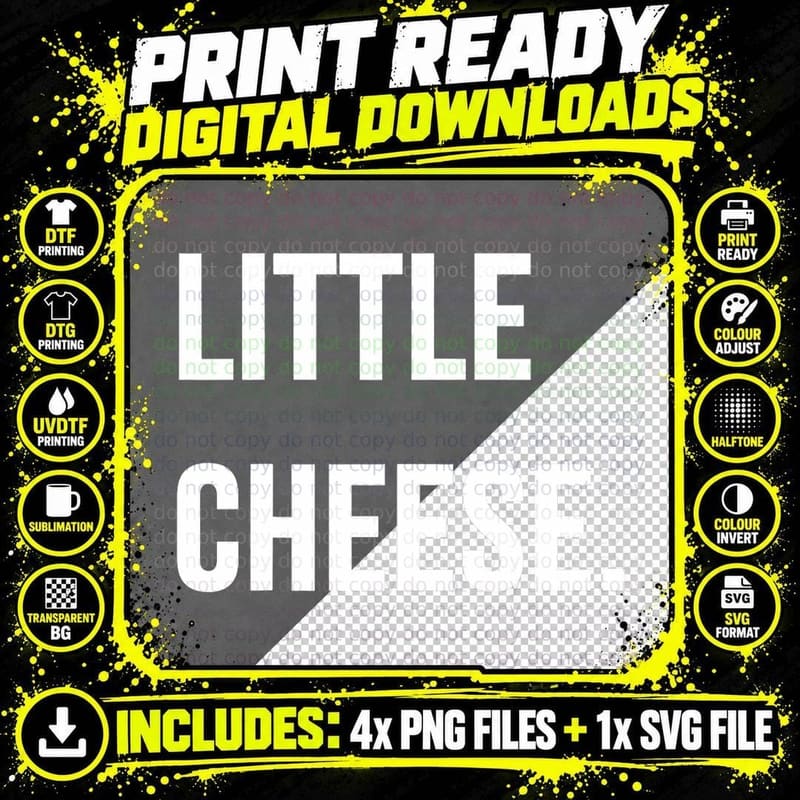 Original Funny Trending Meme Summer Little Cheese T-Shirt Png SVG Digital Bundle