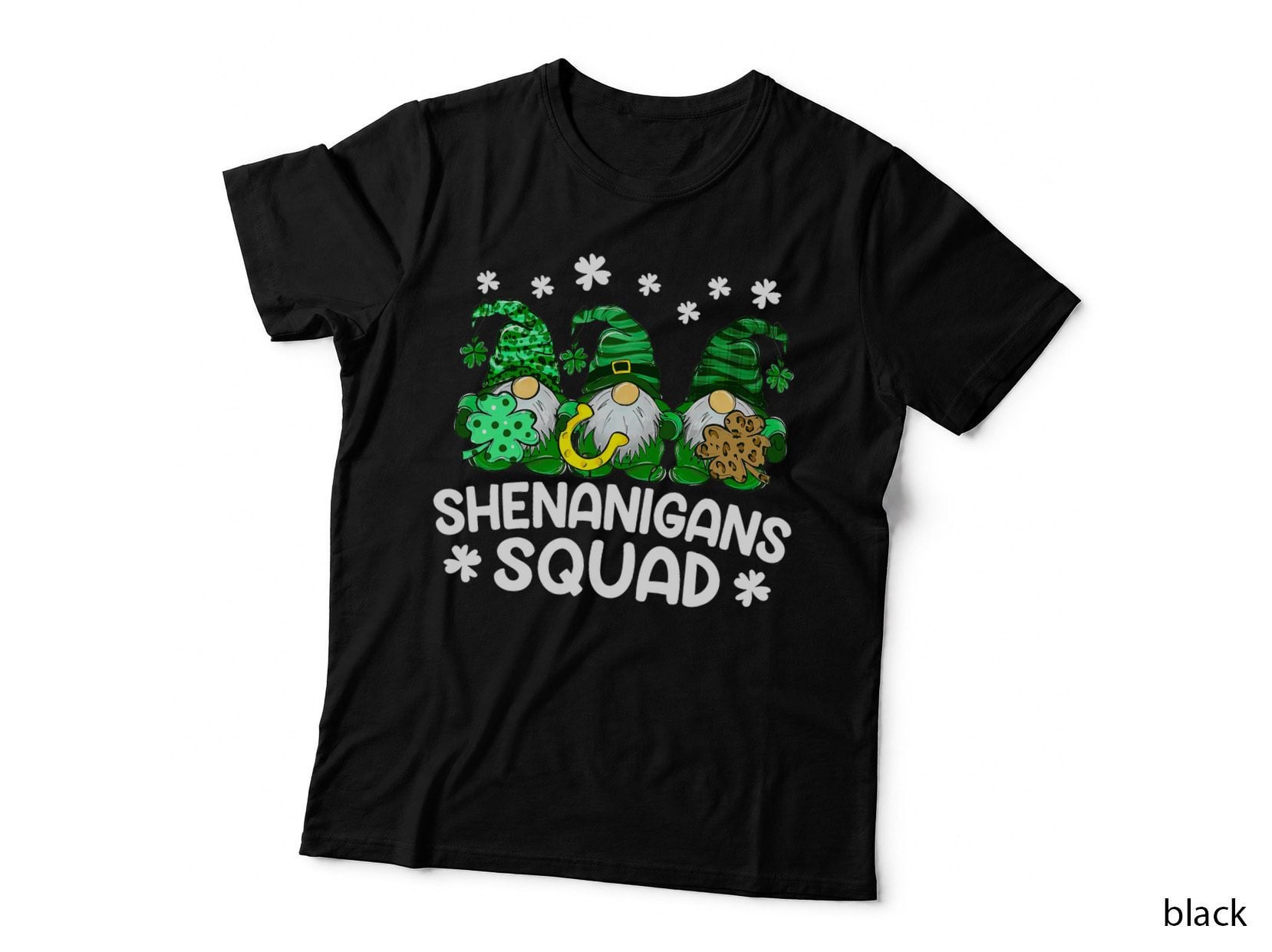 Patrick Shenanigans Squad Gnomes Funny St Patricks Day T-Shirt