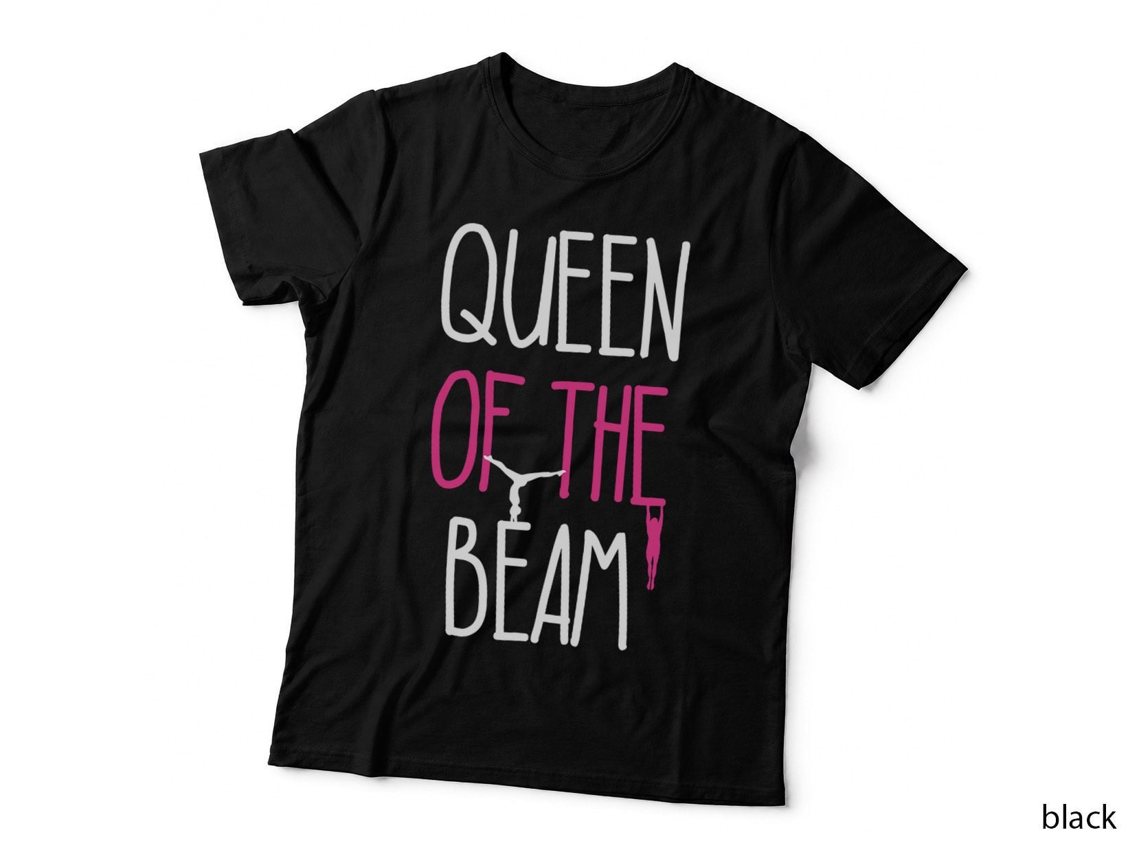 Queen of the Beam Funny Gymnast Gift Girl Gymnastics T-Shirt