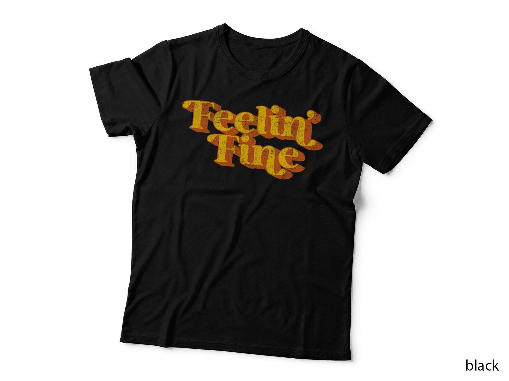 Retro Feelin' Fine Funny Disco 70's Party Costume Vintage T-Shirt