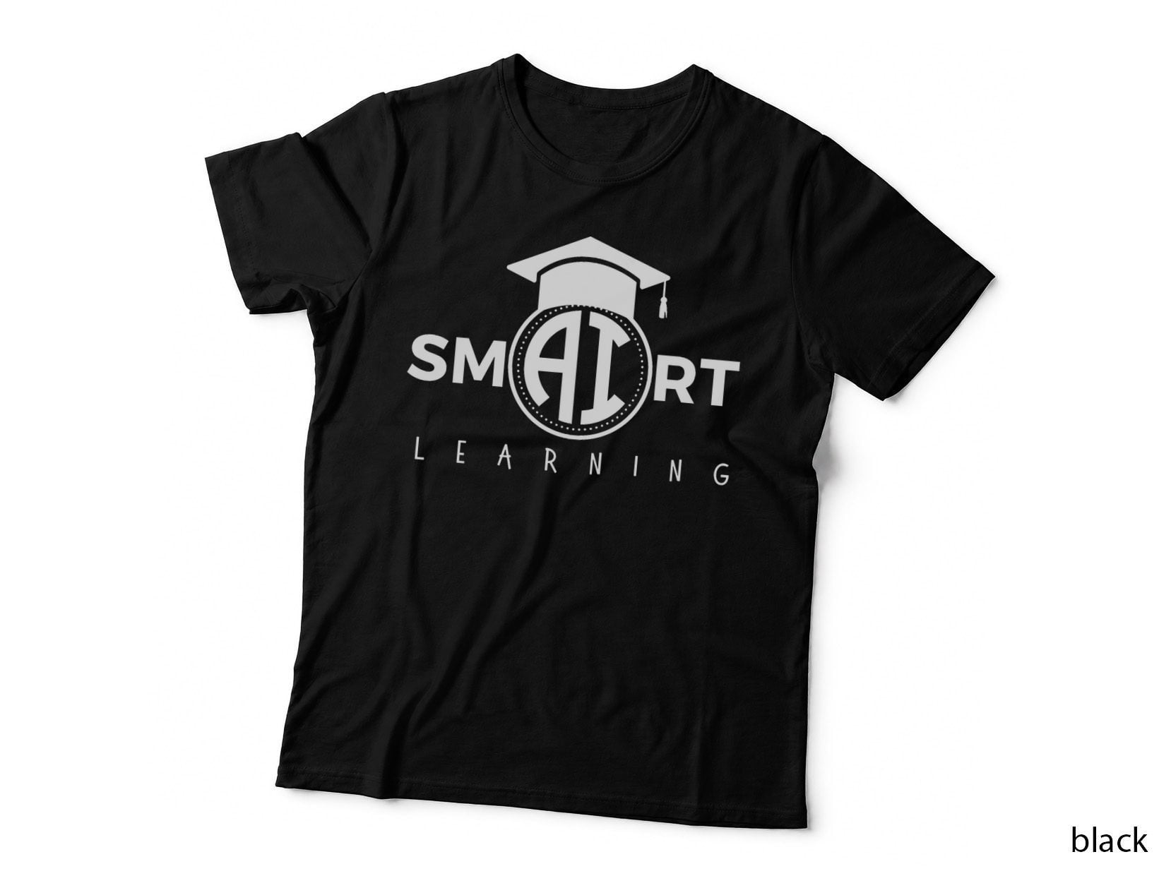 SMART Learning - Funny AI & Tech-Inspired Design T-Shirt