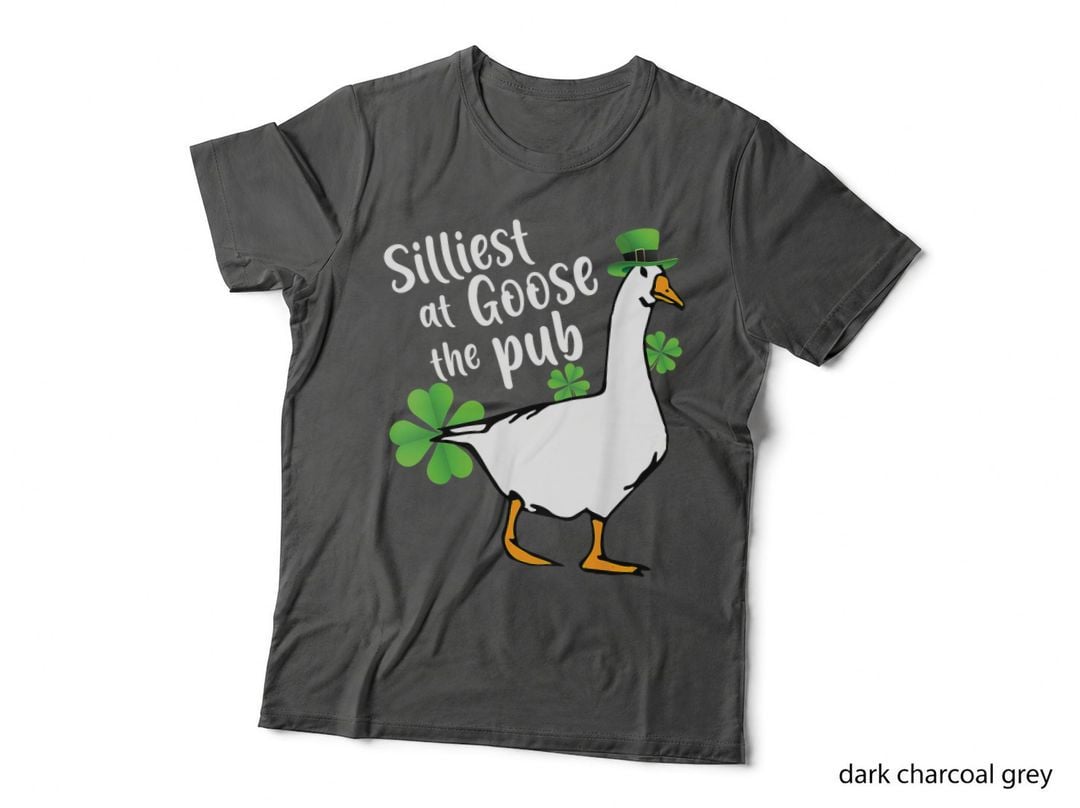 Silliest Goose at the Pub Funny St Patricks Day Men Women, Irish Pride T-Shirt