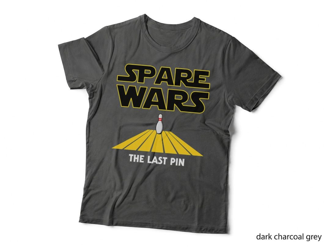Spare Wars - Funny Bowler & Bowling Parody T-Shirt