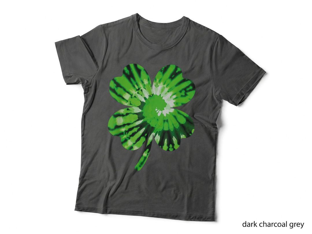 St Patricks Day Tie Dye Funny Cute Shamrock St Patrick's Day T-Shirt