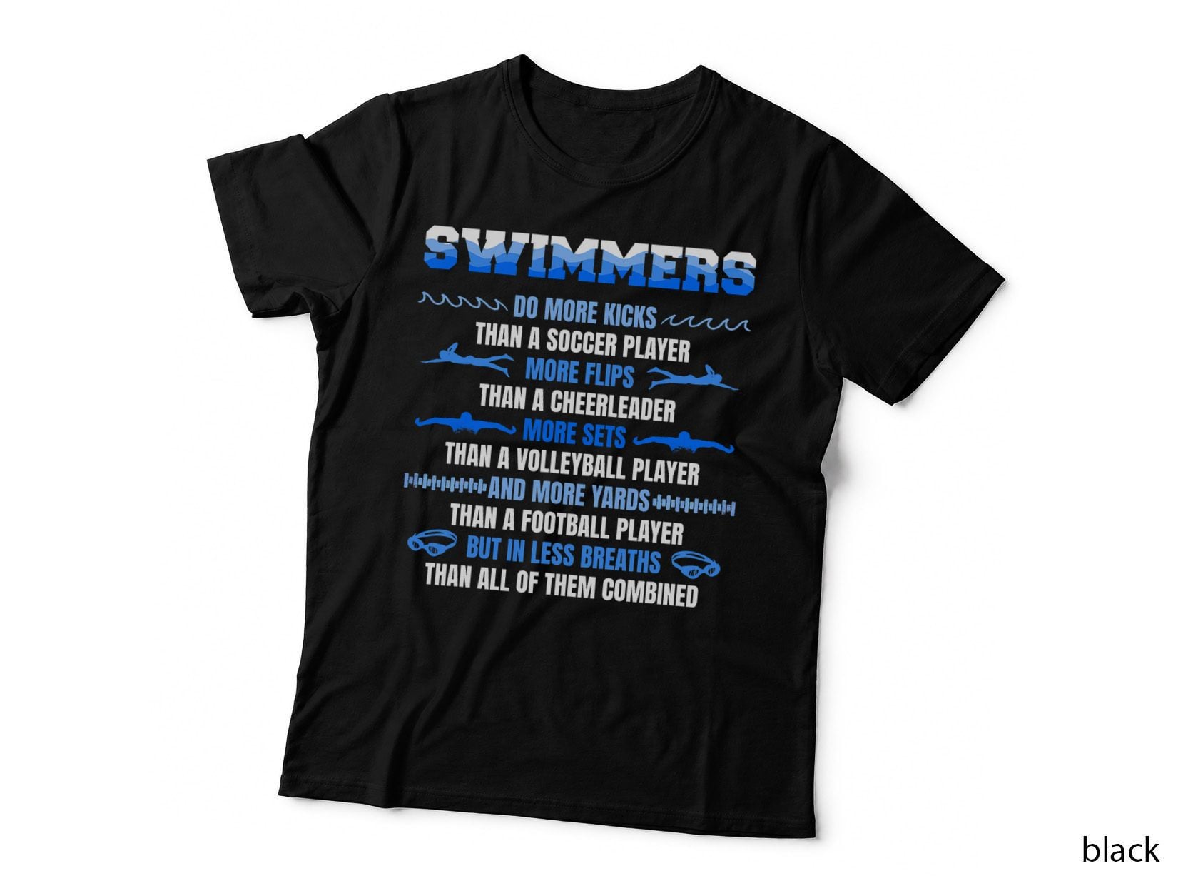 Swimmers Funny Facts Swimming Swim Swimmers T-Shirt