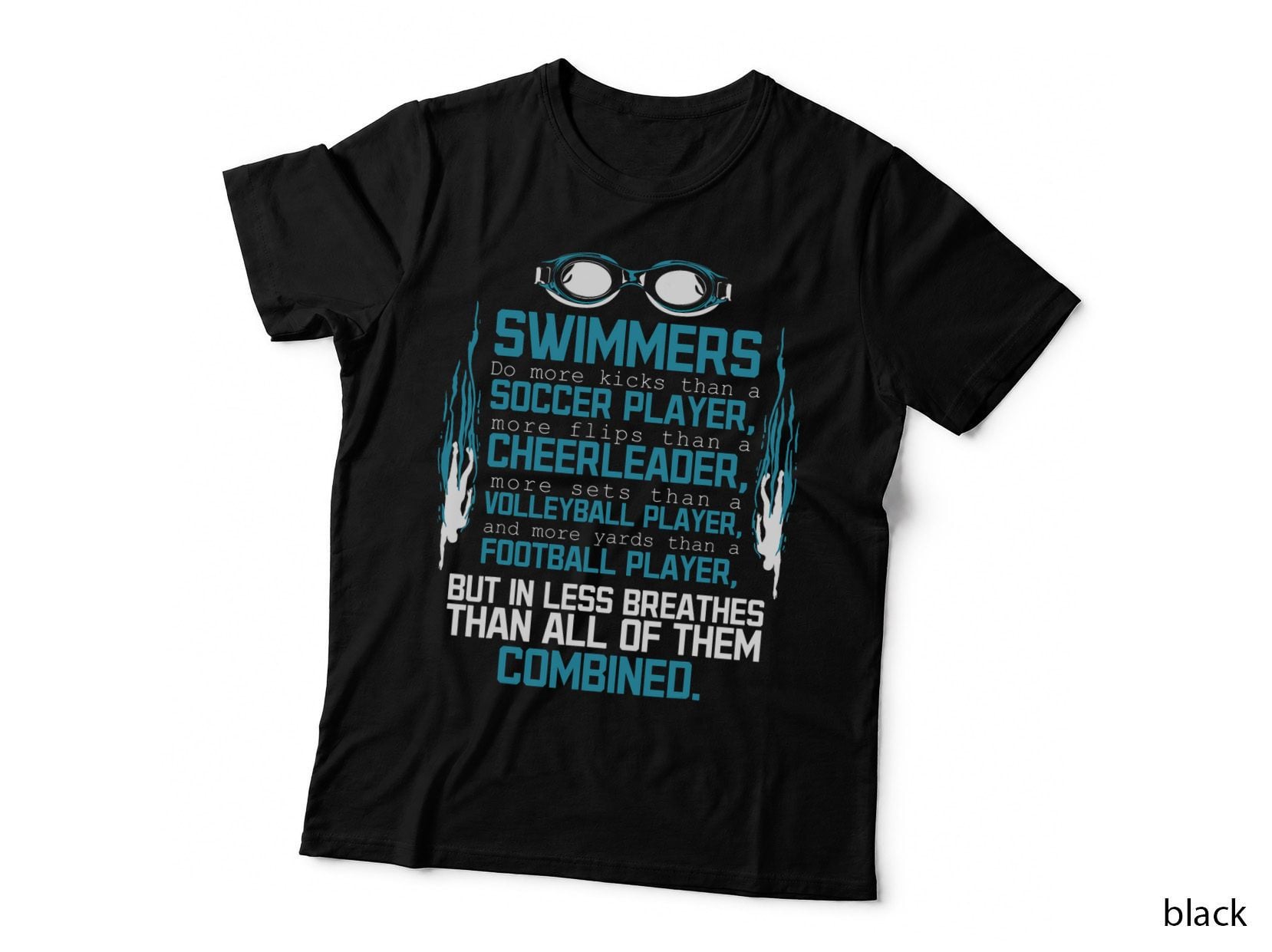 Swimming Facts Funny Water Sports for Swimmer Team Coach T-Shirt
