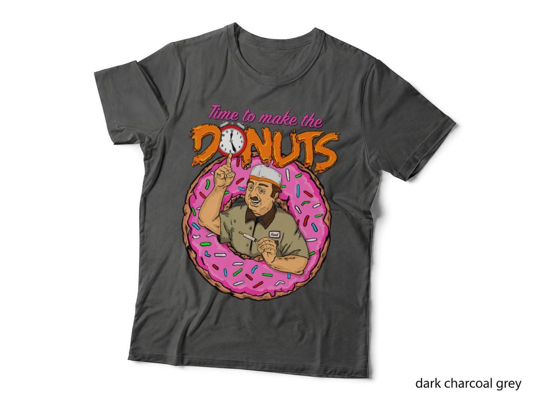 Time to Make the Donuts - Funny Vintage Retro 80's Humor T-Shirt