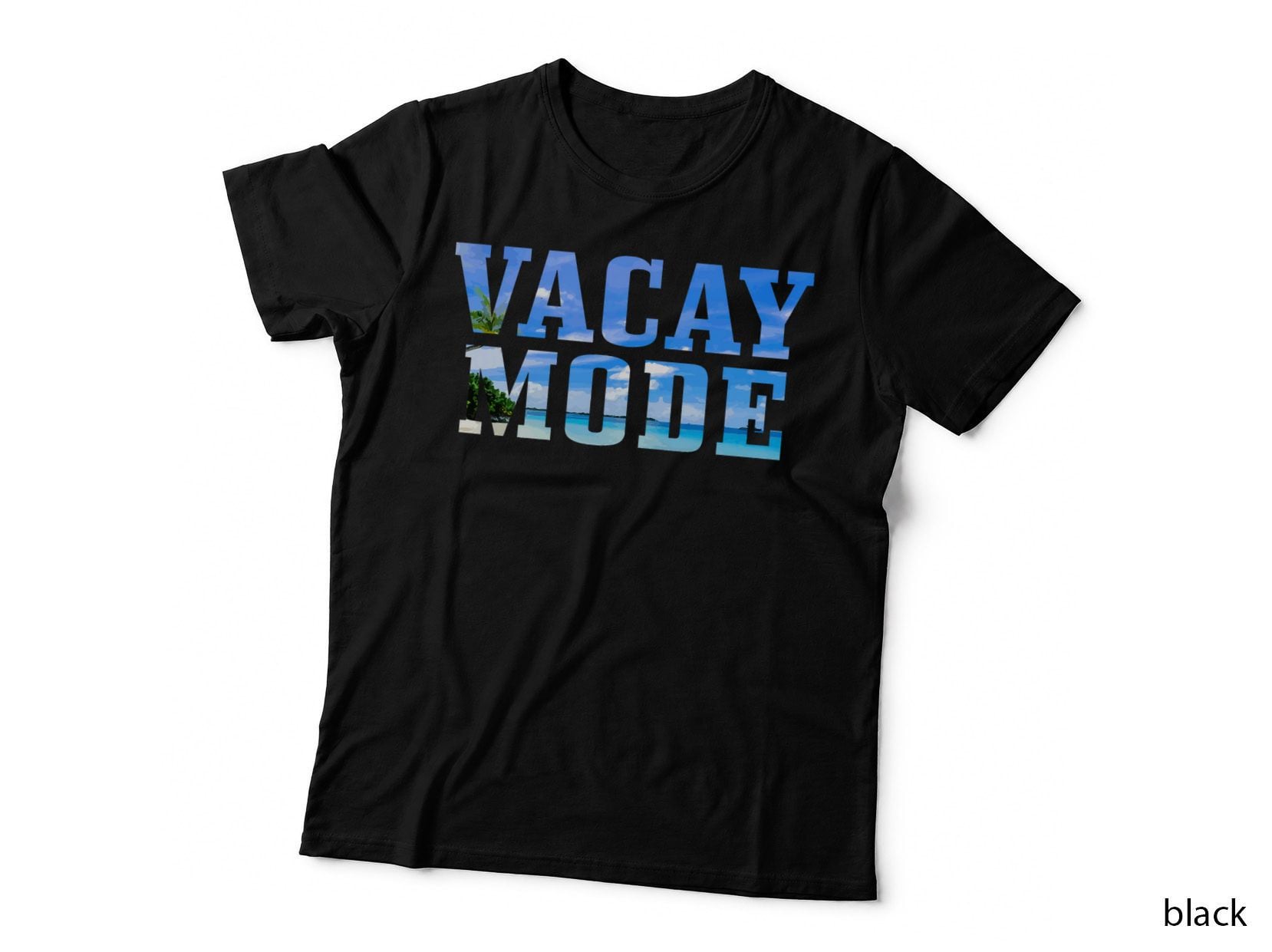Vacay Mode Vacation Surfing Surfer Beach Funny T-Shirt