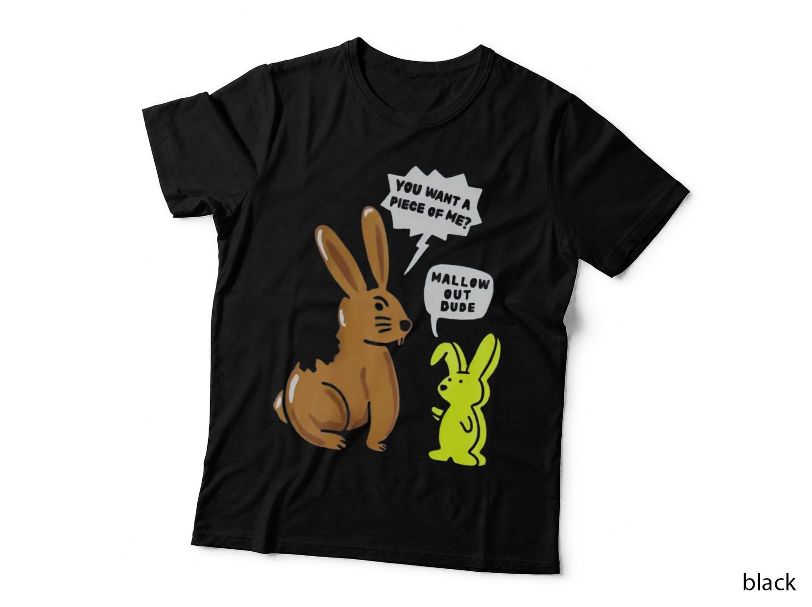 You Want a Piece of Me Mallow Out Dude Funny Quote T-Shirt