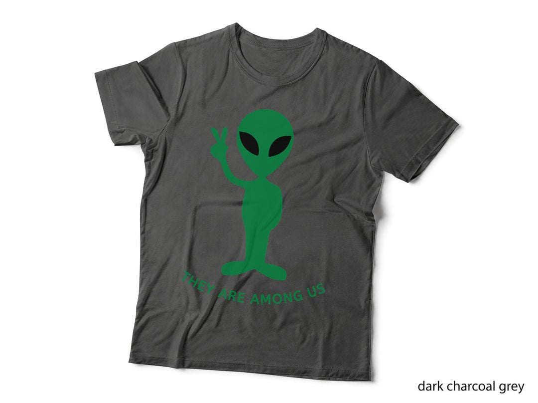Alien Peace Sign T-Shirt, Space Humor, Sci-Fi Fan Gift