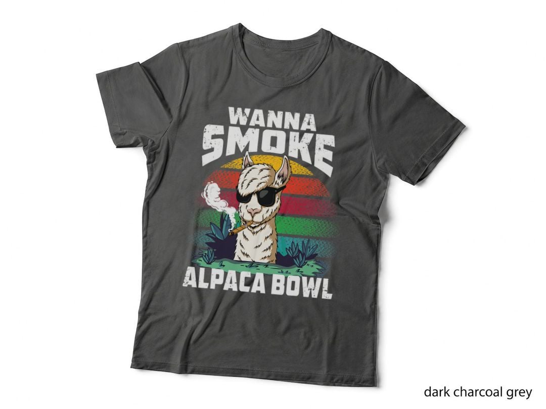 Alpaca Bowl Funny Cannabis T-Shirt, 420 Weed, Pet Lover Apparel