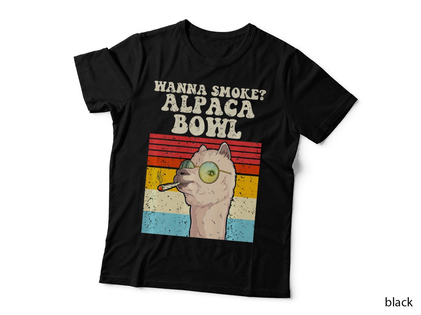 Alpaca Bowl Weed Funny Cannabis T-Shirt