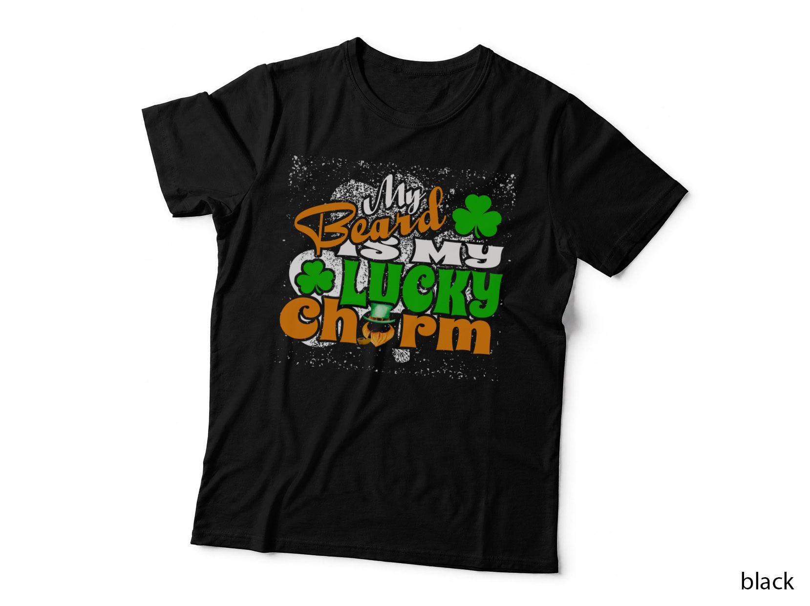 Beard Lucky Charm T-Shirt, St Patricks Day Style, Irish Humor Print