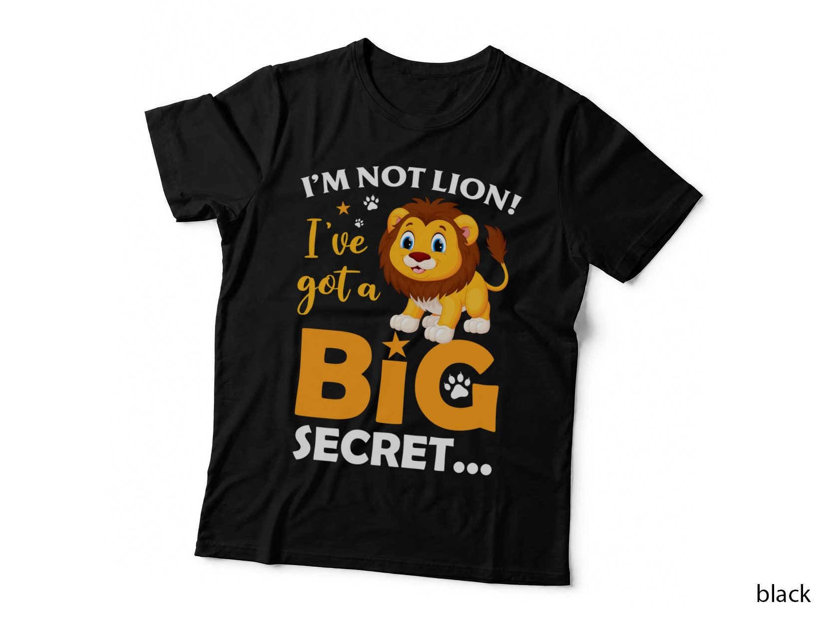 Big Lion T-Shirt, Funny Animal Design, Pet Lover Apparel