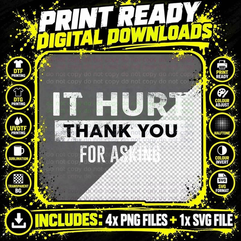 Broken Bones Hurt Funny Get Well Soon Anniversary Png SVG Digital Bundle