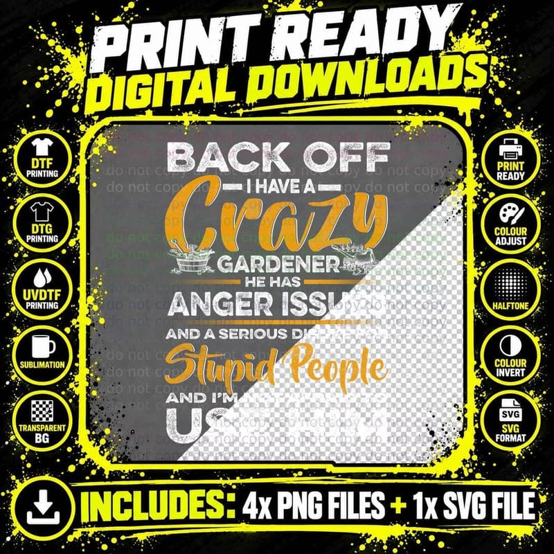 Crazy Stupid People T-Shirt, Sarcasm Typography Png SVG Digital Bundle