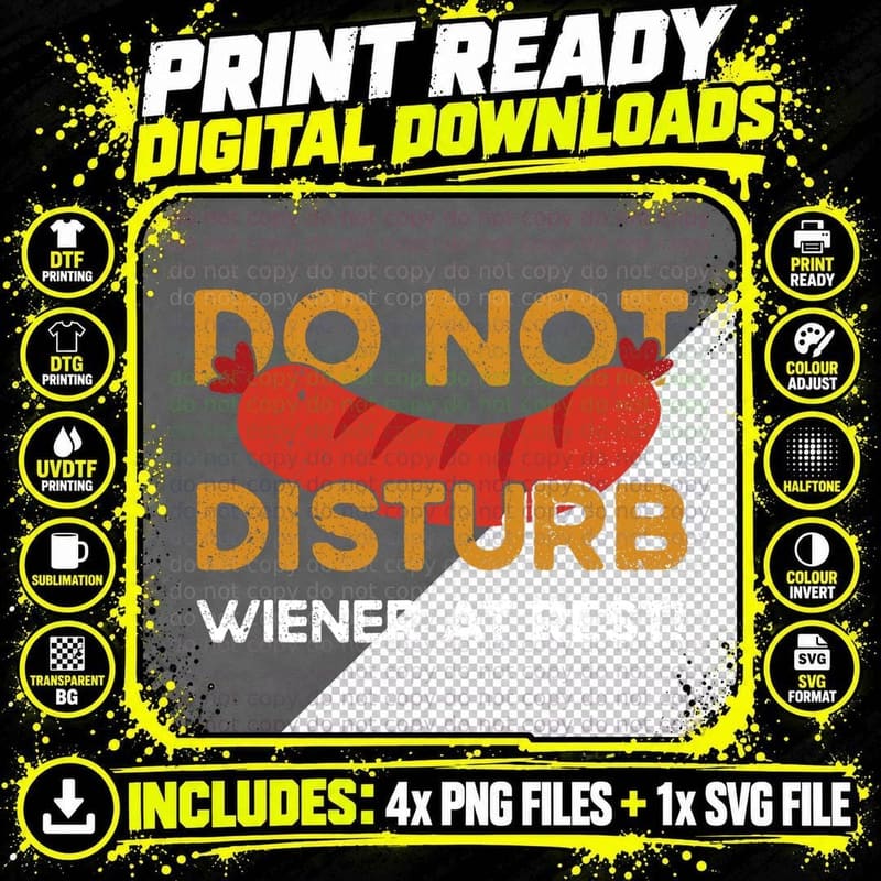 Do Not Disturb T-Shirt, Funny Sarcasm, Pet Lover Apparel Png SVG Digital Bundle