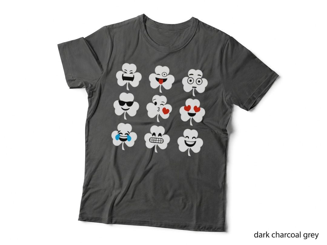 Emoji Faces T-Shirt, Funny Emoticon Design, Pet Lover Apparel
