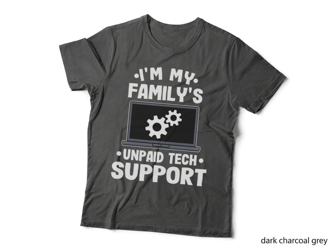 Family Tech Support Computer Engineer T-Shirt, Funny Computer Humor