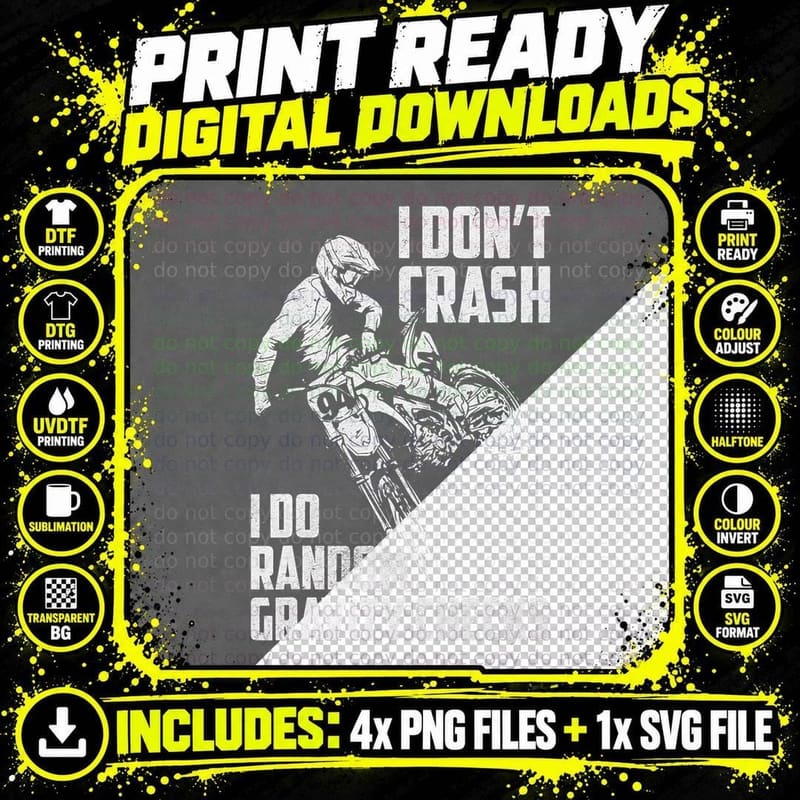Funny Motocross T-Shirt, Sarcasm Humor Png SVG Digital Bundle