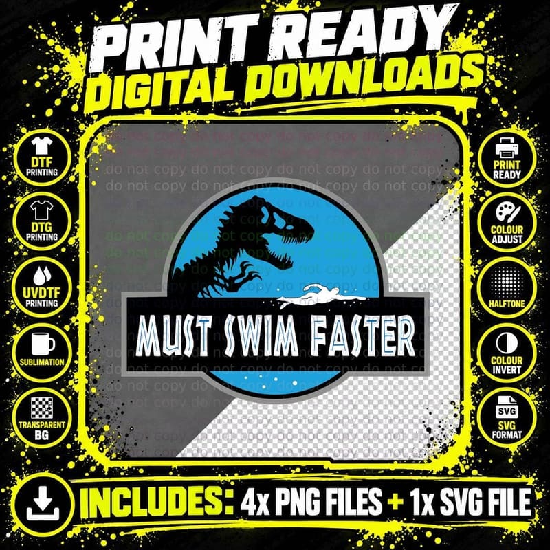 Jurassic Park T-Shirt, Funny Sarcasm, Pet Lover Apparel Png SVG Digital Bundle