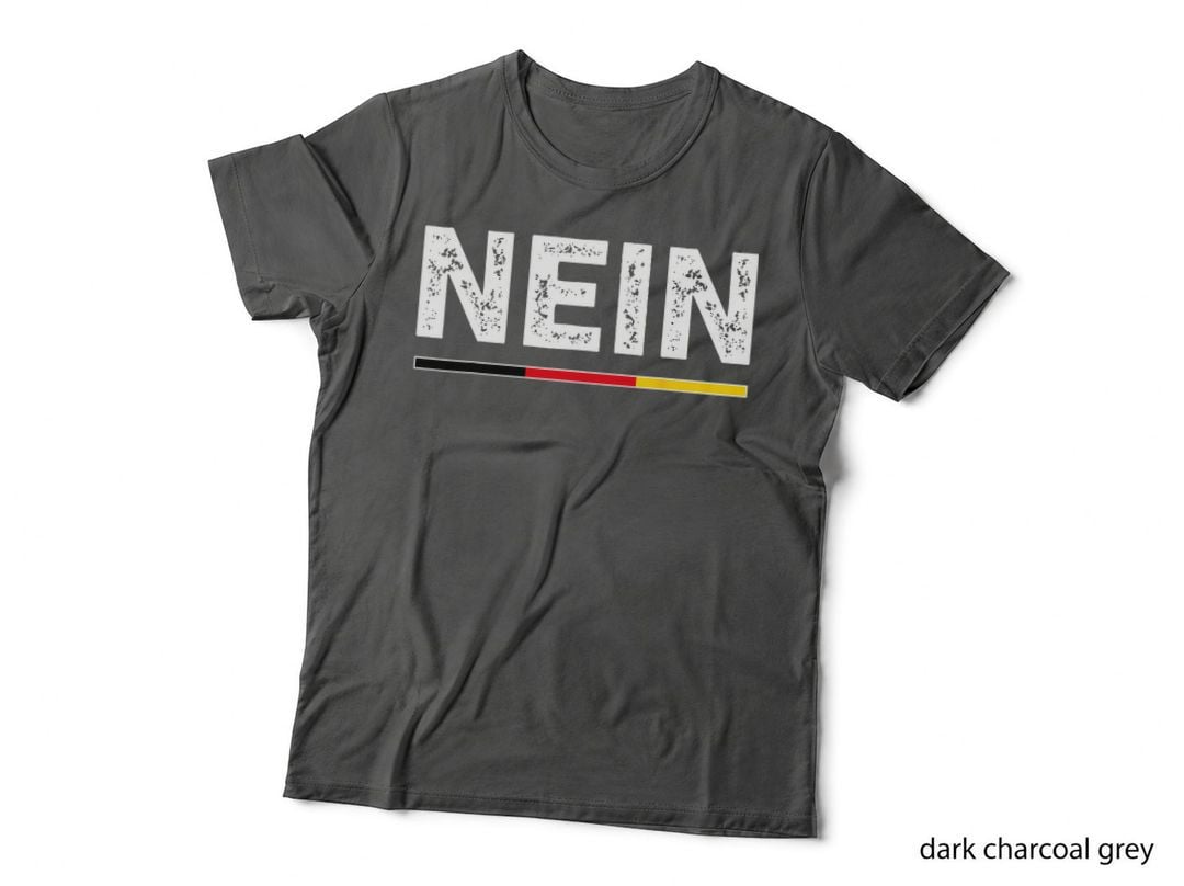 Nein T German No Saying Funny T-Shirt, Vintage Retro, Germany Gift