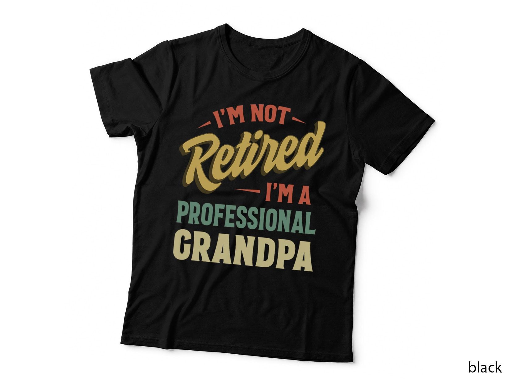 Professional Grandpa T-Shirt, Funny Fathers Day Gift, Grandpa Shirts for Men