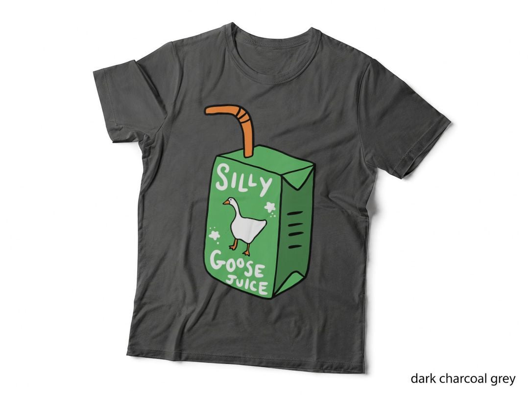 Silly Goose Juice Funny T-Shirt, Animal Humor, Pet Lover Apparel