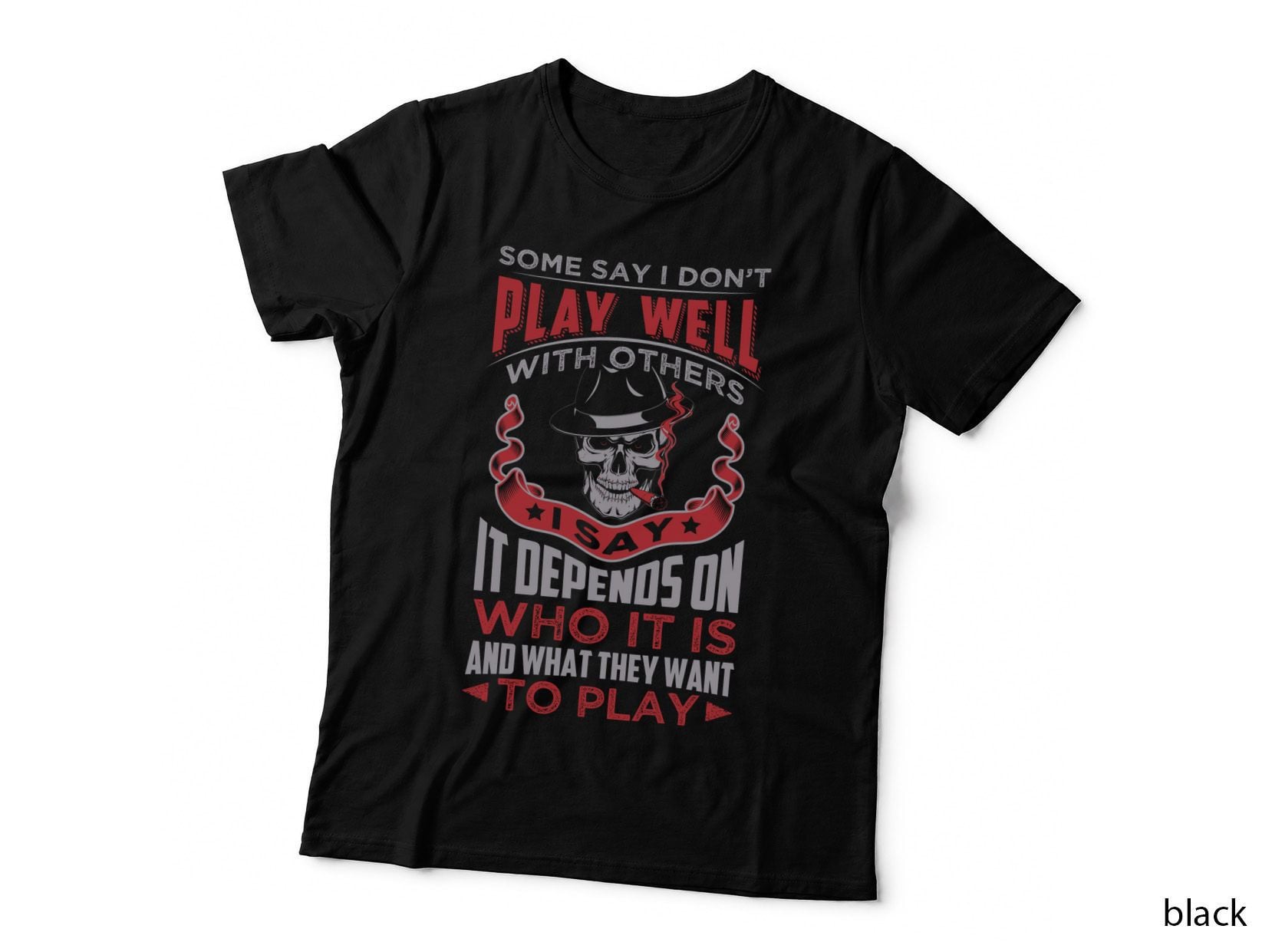 Skull Sarcasm T-Shirt, Funny Typography Design, Sarcastic Humor
