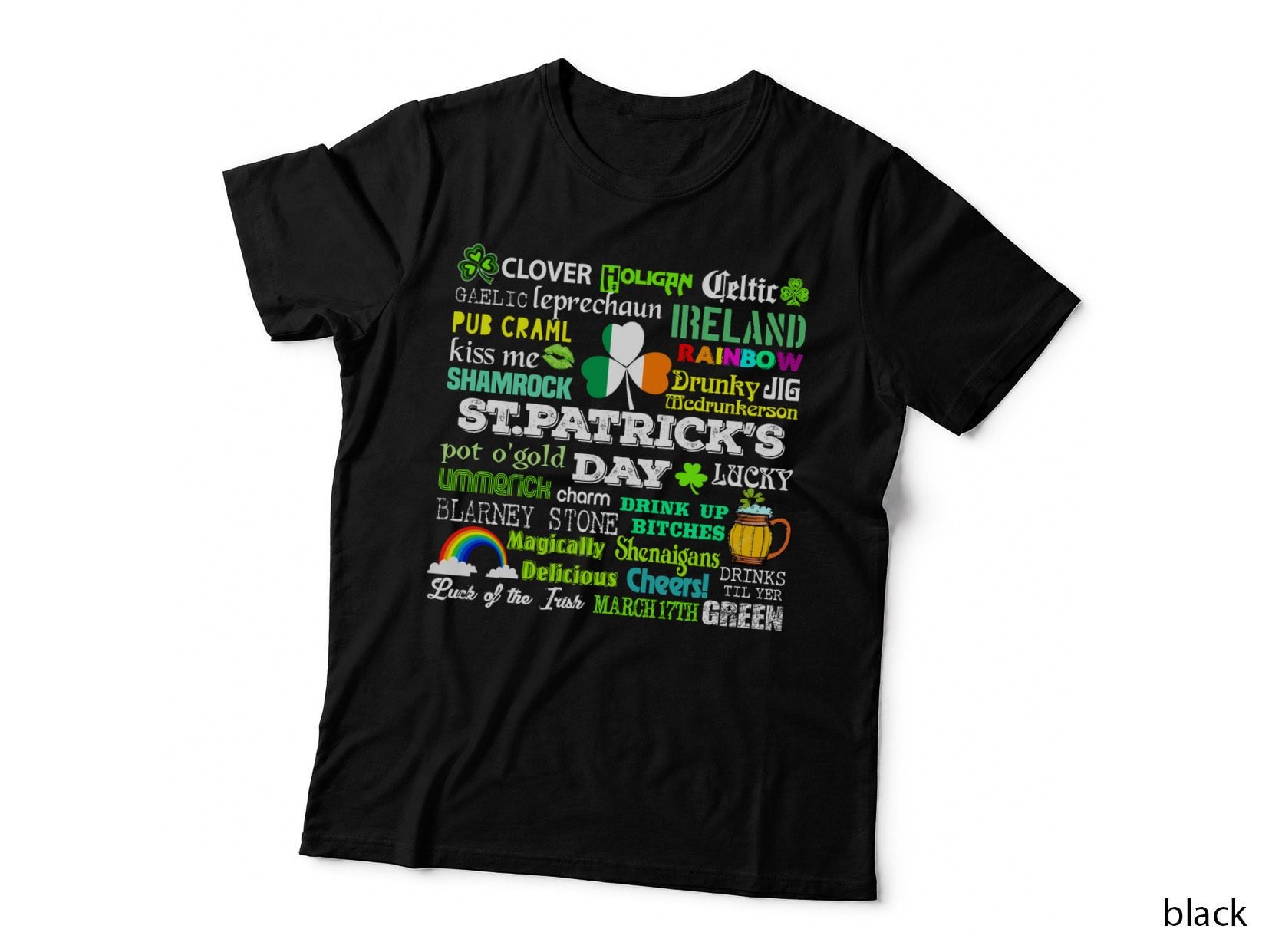 St Patrick's Day Pub Crawl T-Shirt, Funny Irish Theme, Party Animal Apparel