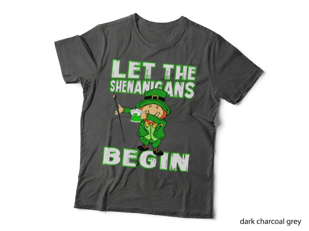 St Patrick's Day Shenanigans T-Shirt, Funny Irish Humor, Party Ready